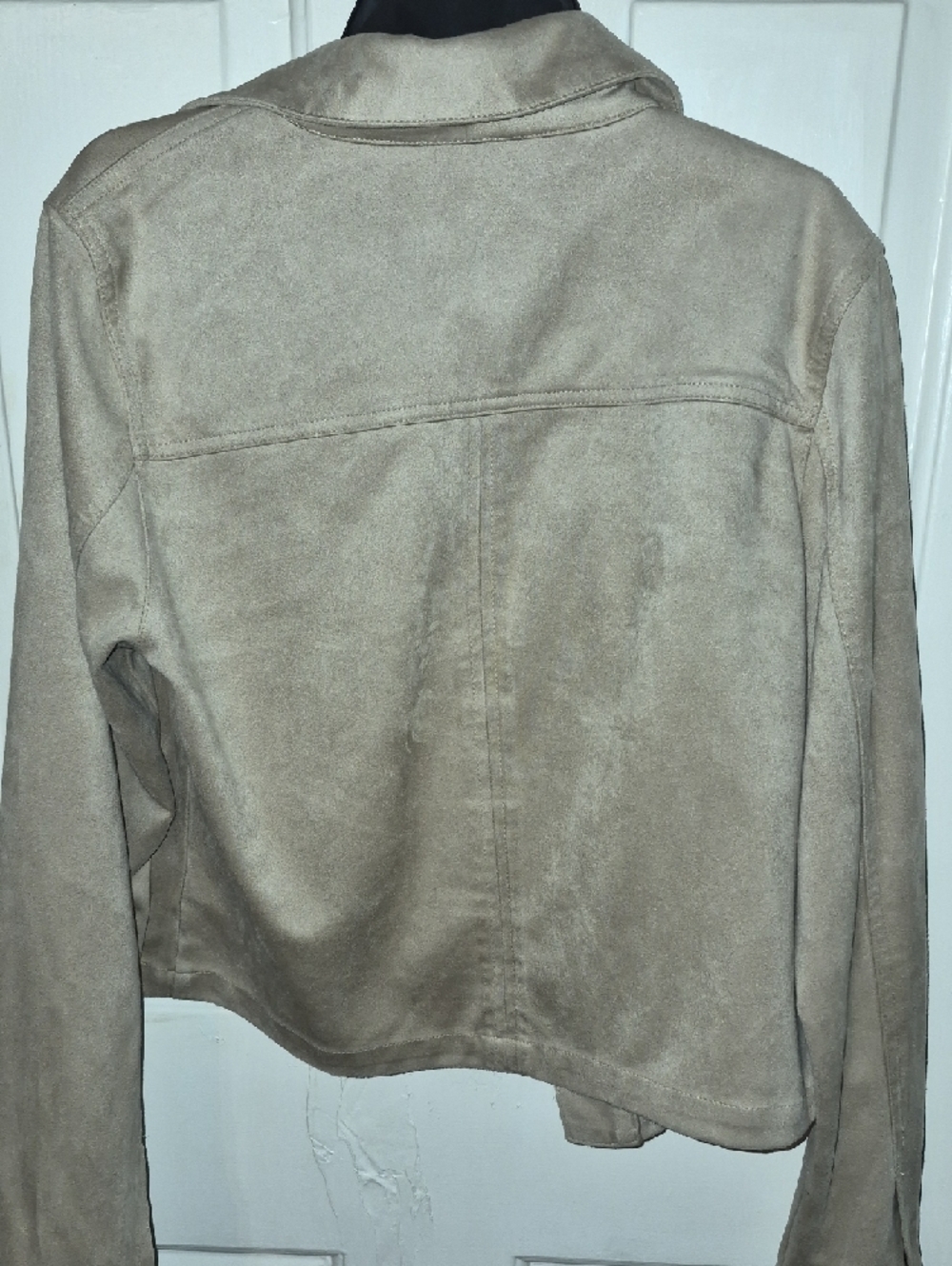 Kut From The Kloth Matilda Jacket - Beige Faux Suede Shacket - Picture 4 of 4